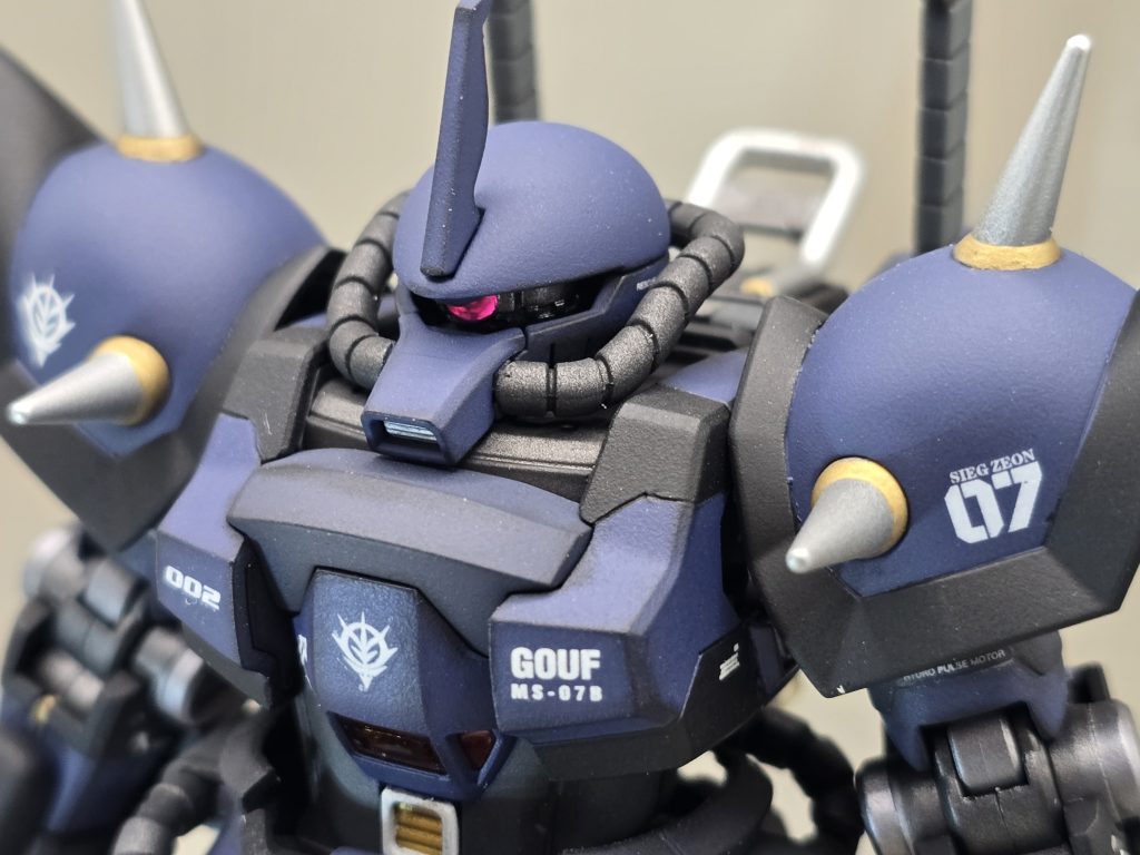 フライトタイプのボディにノーマルのグフカスタムの頭