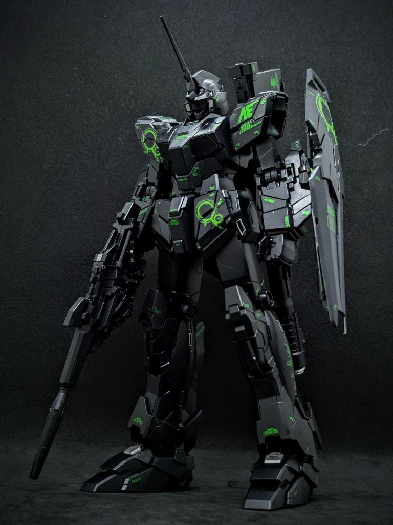 MG RX-0 UNICORN GUNDAM [Recirculation Color / Clear NEON GREEN]–2枚目/制作者：kuro@A91