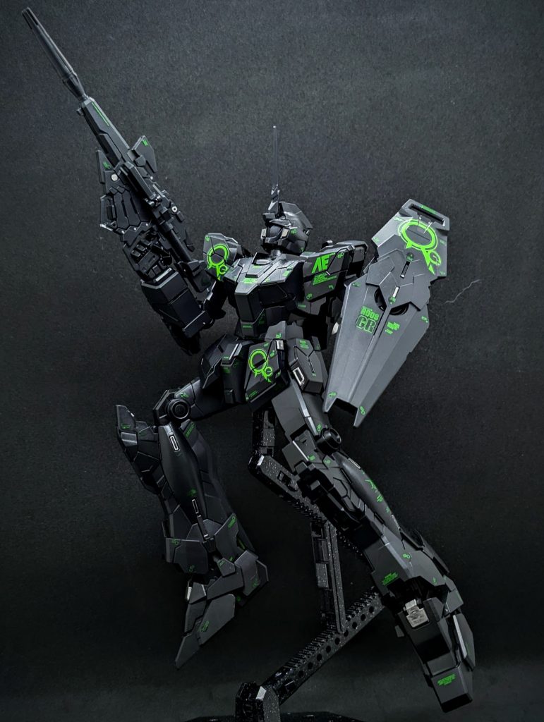 MG RX-0 UNICORN GUNDAM [Recirculation Color / Clear NEON GREEN]–6枚目/制作者：kuro@A91
