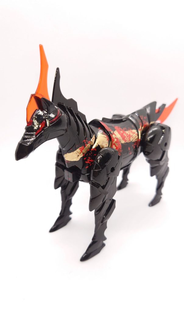 眺めて居たくなる馬に仕上がりましたー！(〃ω〃)