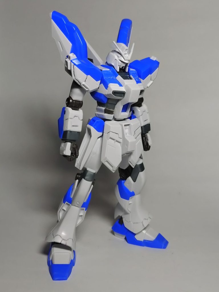 プロポーション変更がメインです!上から・顎の取り付け位置変更・腰を延長・膝角度の調整と膝アーマーの短縮・つま先形状の変更