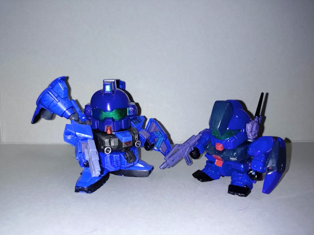 最後に前に作ったブルー1号機と