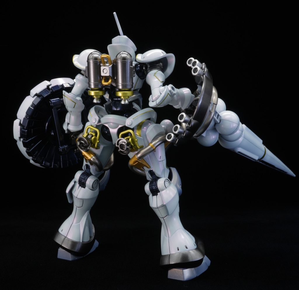 ギャンにはパールが似合いそうでしたので、アルカナホワイトを使用してぬめっと感を出しています。ジークアクスは最後、ハッピーエンドで終わって良かったです。