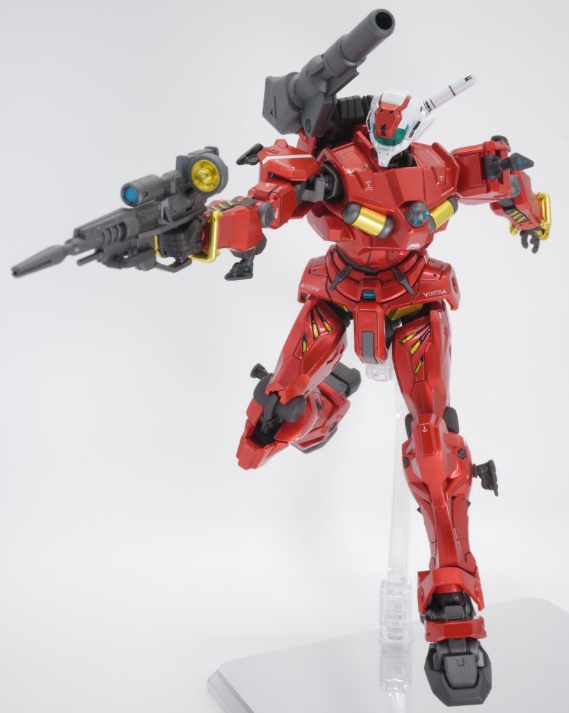 関節がボールジョイントなのでかなり細かいポーズができます。