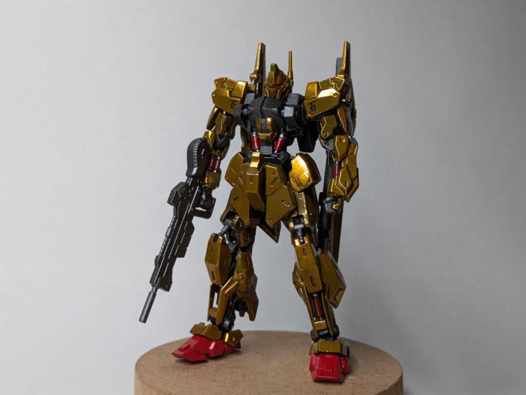 ボーンクローム&ラミネートゴールドで塗装しました。