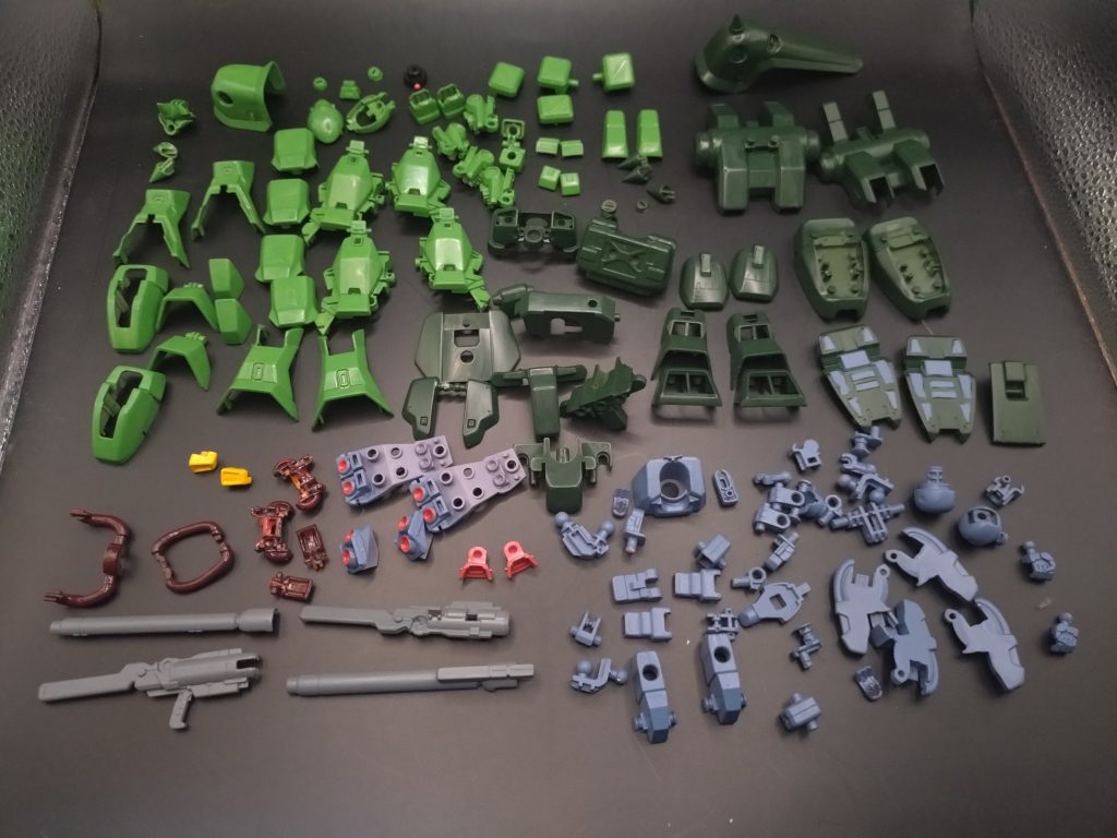 全パーツ塗布筆しか使っていません💨