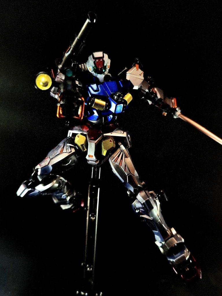 ビーム・ライフルガンキャノンに用意されたビーム・ライフル。軽キャノンでも携行兵器としてそのまま運用できた。