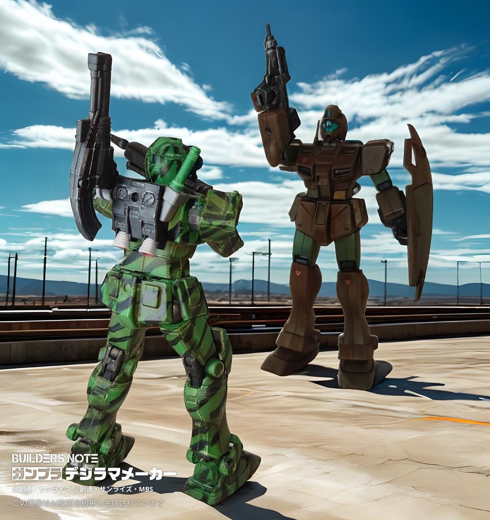 　ウォーカー中尉「ﾒｲﾄﾘｸｽ少佐でありますか？自分は本日付けで配属になりましたベニー・ウォーカー中尉であります！」コックピットに元気いっぱいな声が鳴り響いた　ﾒｲﾄﾘｸｽ「君がウォーカー中尉か　俺はｲｱﾝ・ﾒｲﾄﾘｸｽ少佐だ　コマンド部隊を預かっている　そして君は我が部隊2機目のMSだ！歓迎しよう」　ウォーカー「たった２機っすか？大した事ない部隊っすね…」ため息まで付いてきた　ﾒｲﾄﾘｸｽ「……」自制心を発揮したﾒｲﾄﾘｸｽだったが、こめかみには血管が浮き出ていた…