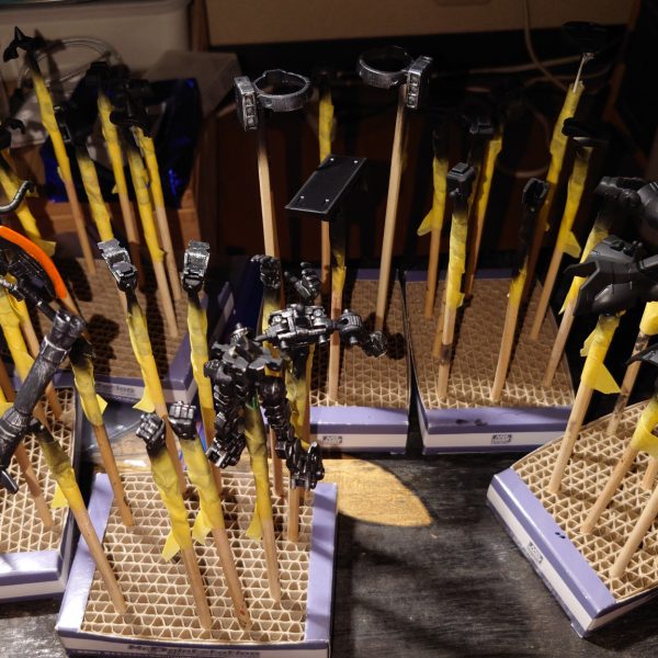 GフレームFAのザク　製作中