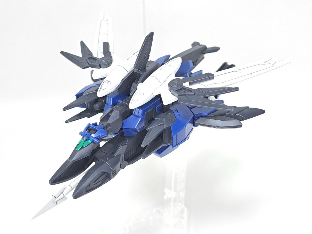 メルクワンユニットメルクワンガンダムの合体用パーツで構成された、コアガンダムのサポートメカ。飛行能力を有しており、コアガンダムを乗せてS.F.S.(サブフライトシステム)のように運用することができる。