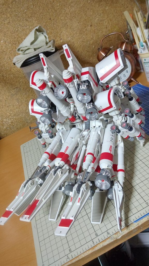 もう1回後ろです。模型道の方から「ロマンを感じる」とのお言葉を頂けて、本当に嬉しかったです。　そこまで思ってもらえて、本当に作ってよかったたです^⁠_⁠^。