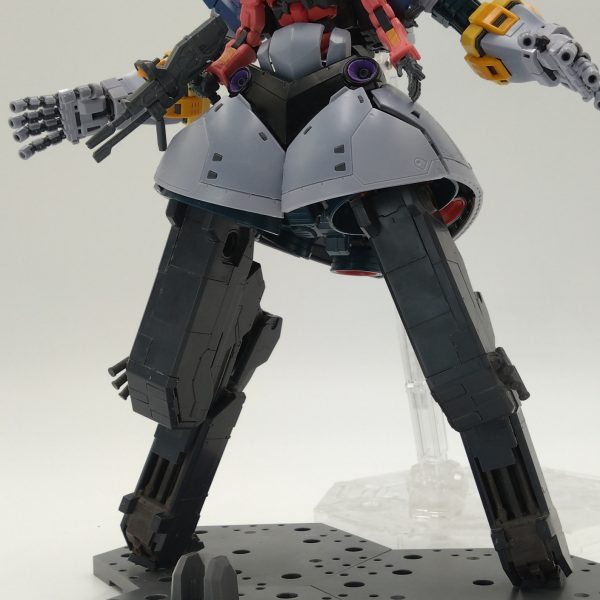 赤いガンダム再販で赤い方作りたいとおもったら妄想が膨らみマミタ(^q^)水中型赤いガンダムとパーフェクト赤いガンダム（5枚目）