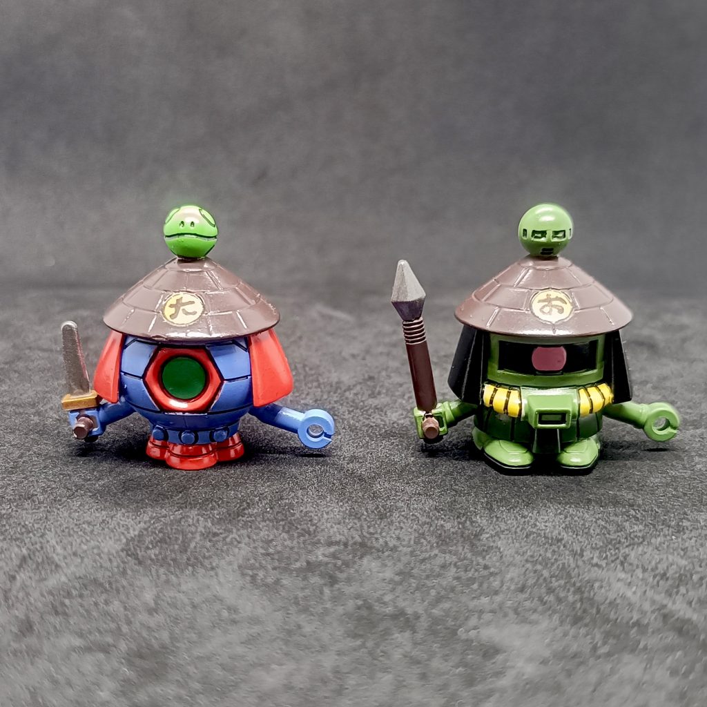 暴留&雑魚　全塗装–2枚目/制作者：preservedflower06