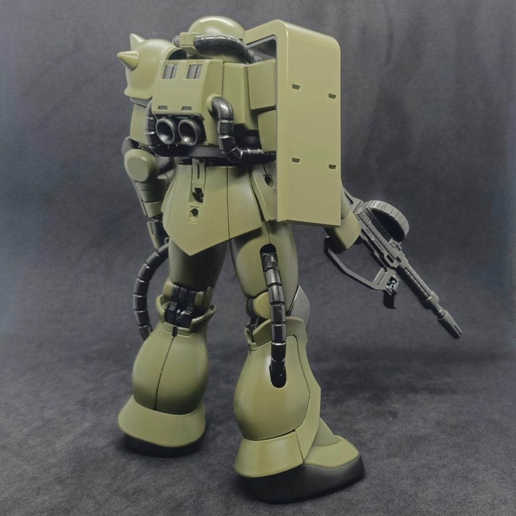 HGUC #241 MS-06 Zaku II Monotone Type B–3枚目/制作者：RedHaro86