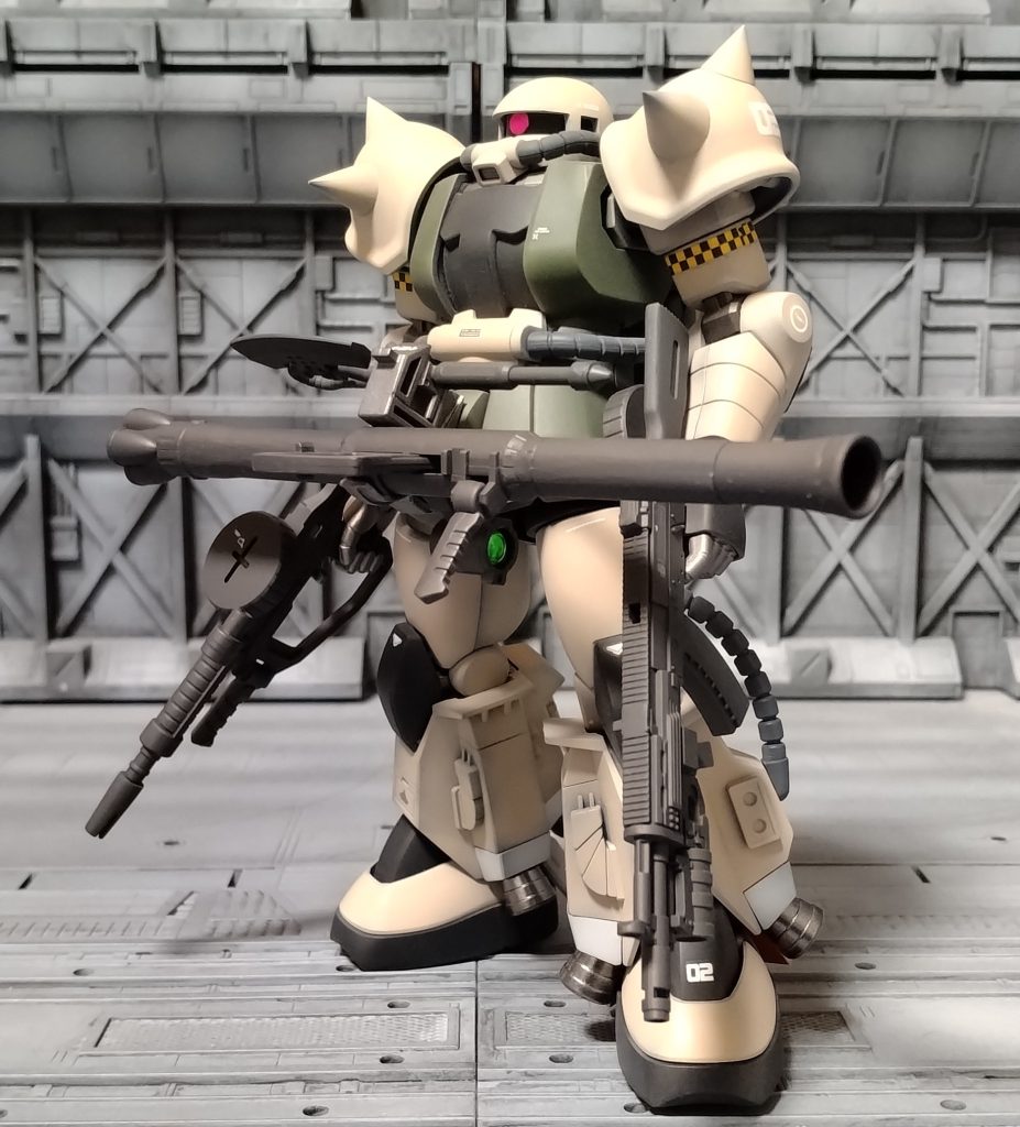 ●高機動型ザクII小改造–3枚目/制作者：nikoniko