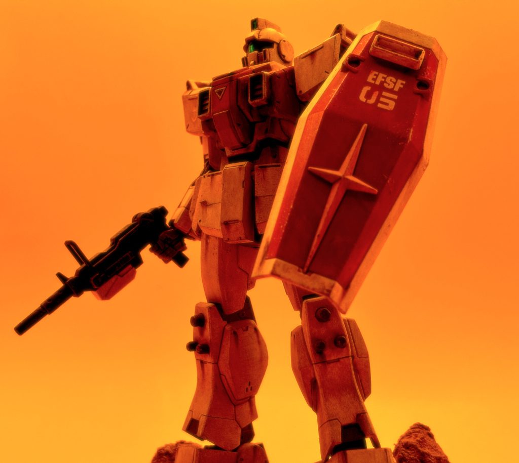 HGUC 陸戦型ジム　全塗装ヴィネット