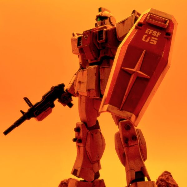 HGUC 陸戦型ジム　全塗装ヴィネット