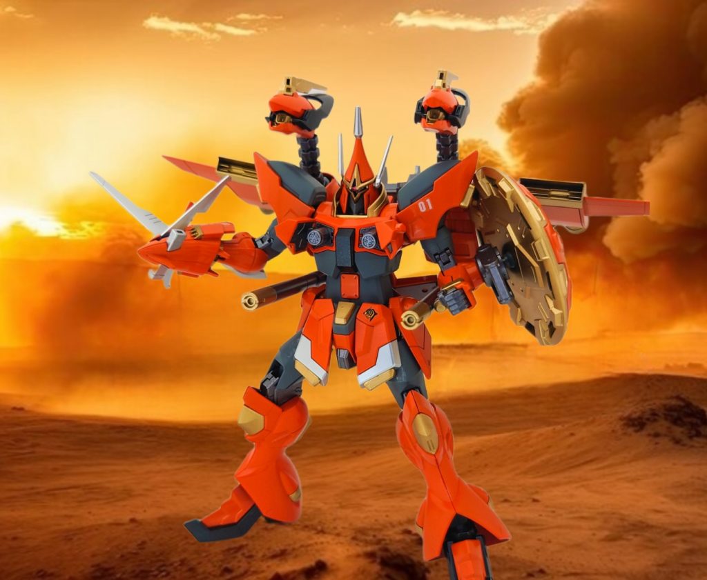 全砲門を展開した遠距離戦闘特化モード!