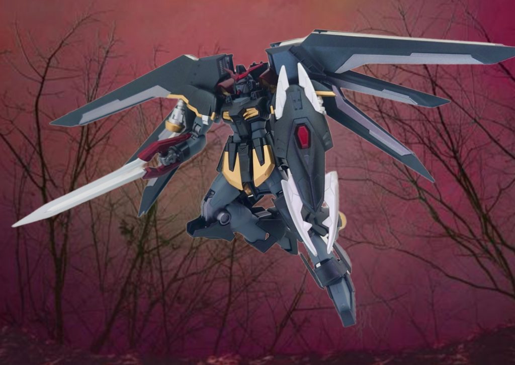 宵闇を飛翔する黒き翼!