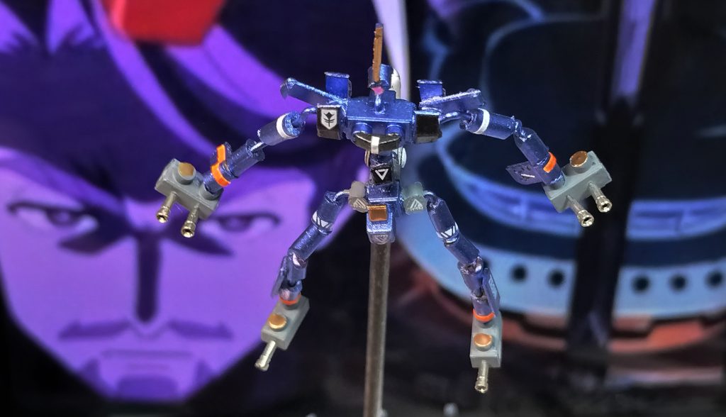 16)　GQの主人公は、もはやシャリアブルですね。仮面はつけないでいいとおもうけど。そのうちラフレシアに乗るのかな？