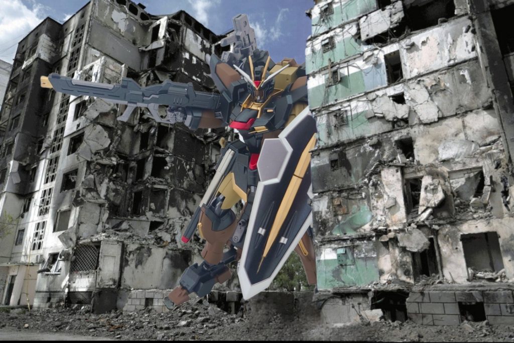 ということで、ライジングフリーダムガンダムを陸戦仕様にした「陸戦型ライジングフリーダムガンダム」でした!地味目のカラーリングにしましたが、市街地戦など周囲に溶け込みやすいのではと考えております。可変機にもできて満足しております。ちなみに、陸戦型ライジングフリーダムは試験運用としてバルトフェルド隊に所属したという妄想設定があります😁