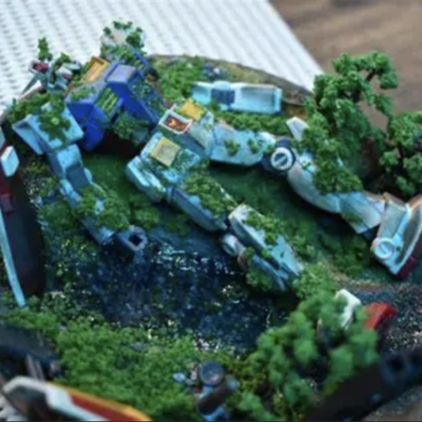 ガンダム自然と化す