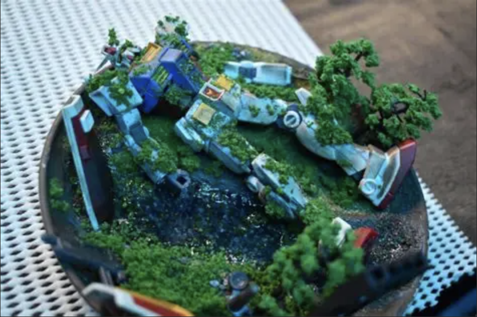 ガンダム自然と化す
