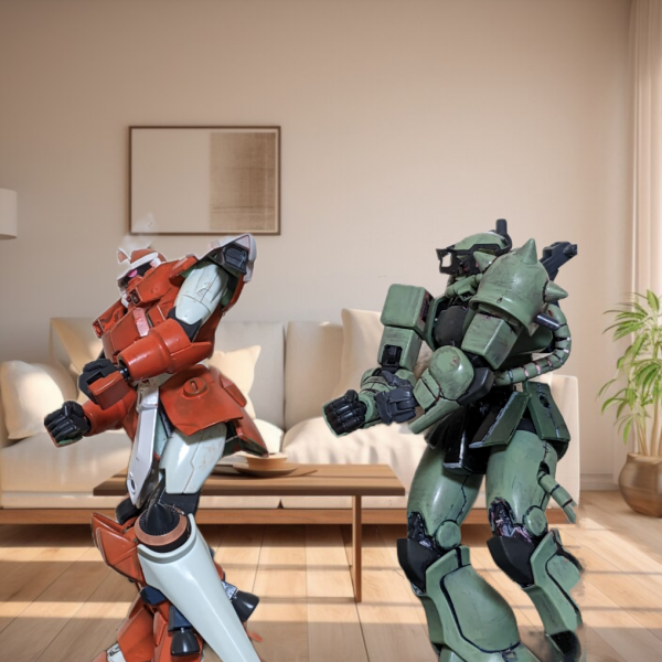 ミゲルはジンだがザクに勝つ