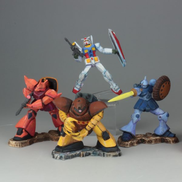 チョコサプ（ガンダム/ゴッグ/シャア専用ゲルググ/ギャン）