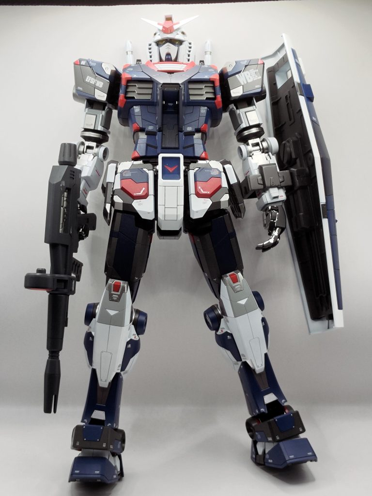 シールドのジョイントは3Dプリンターで作成。それっぽい形を作って腕の突起に引っ掛けてるだけです。本体弄りたくなく、擦れると嫌なので結構ユルユルにしてます。