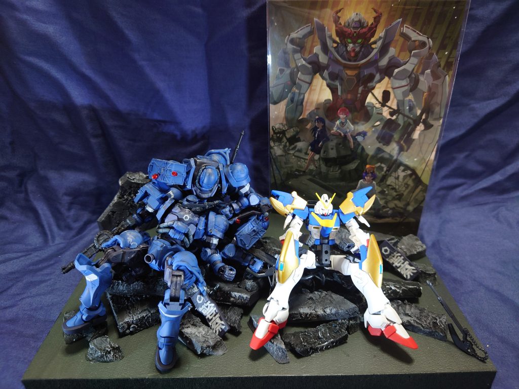 同じくシュウジのポジションには赤いガンダムの予定です。