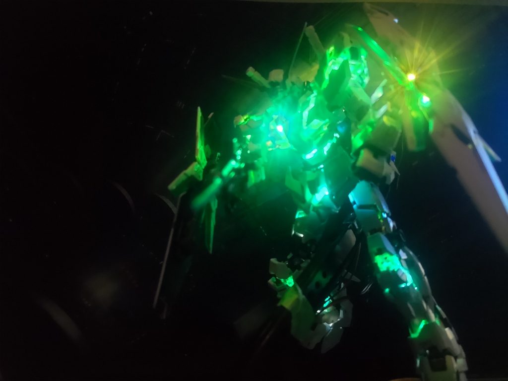 デストロイモードの発光状態LEDが明る過ぎるかな（笑）