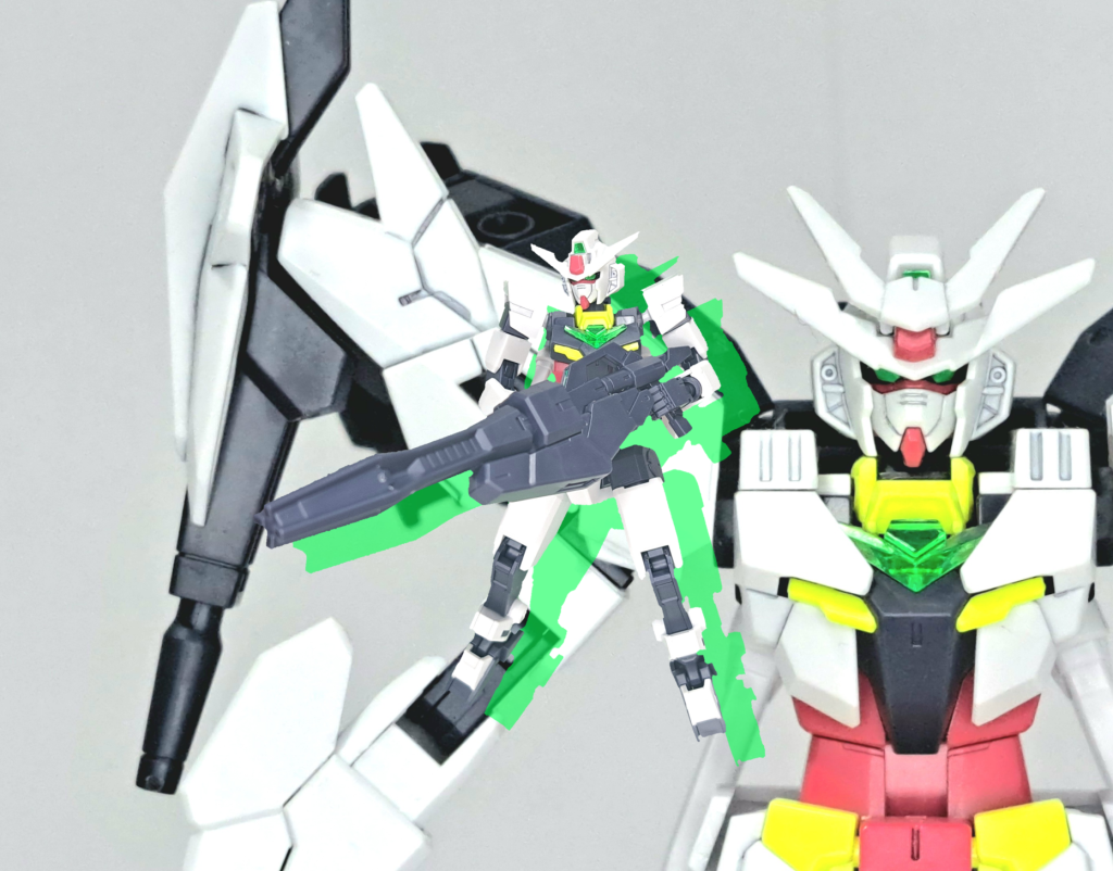ジュピターヴガンダム&コアガンダム(宙間戦闘イメージカラー)