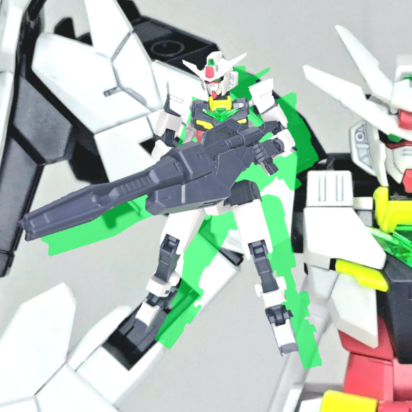 ジュピターヴガンダム&コアガンダム(宙間戦闘イメージカラー)
