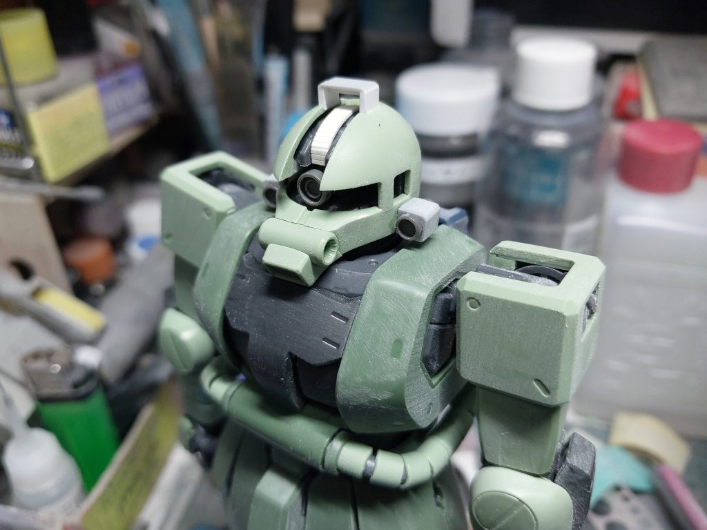 1/100 MS-06E ザク強行偵察型–2枚目/制作者：@dagored00