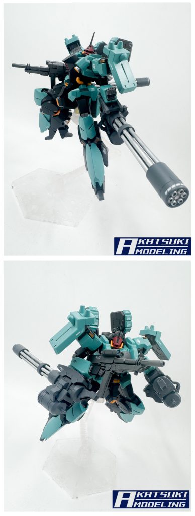 HG 1/144 AMX-014R リーベン・ヴォルフ　(AOZ Re-boot Ver) ダブルガトリング装備　–5枚目/制作者：アカツキモデリング