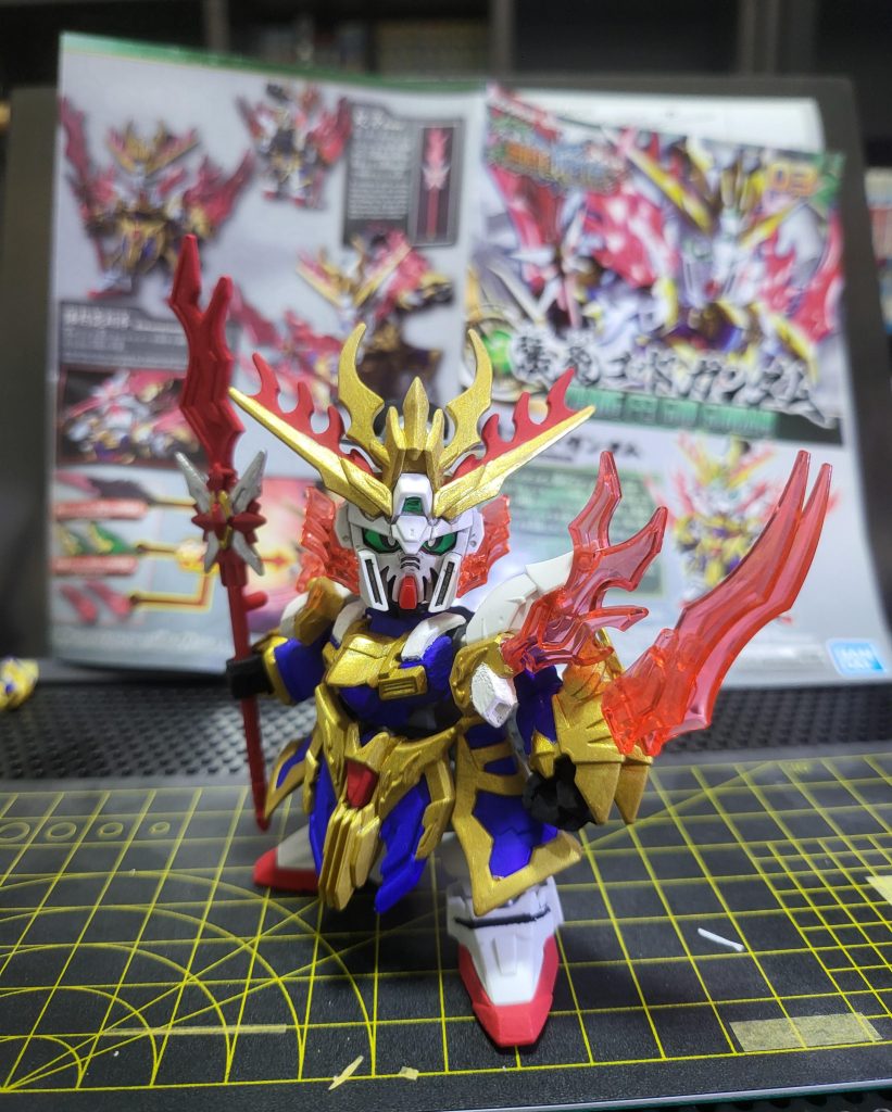 けど今のSDはほんとにかっこよく作れるなぁBB戦士時代を思うとこのフォルムとかすごくカッコいいんですよね✨