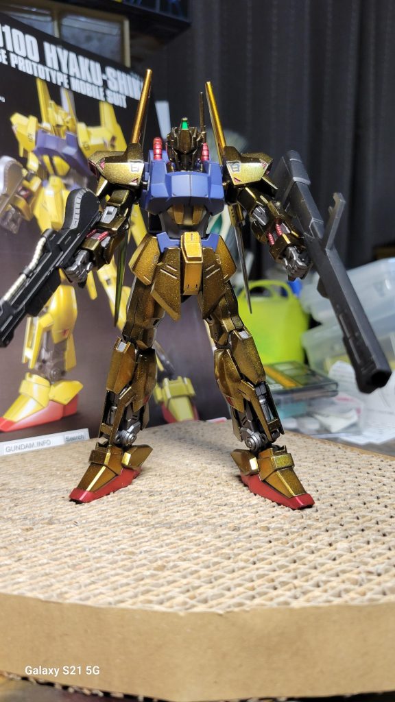 ブルーのつや消しが強すぎた！感に反省…