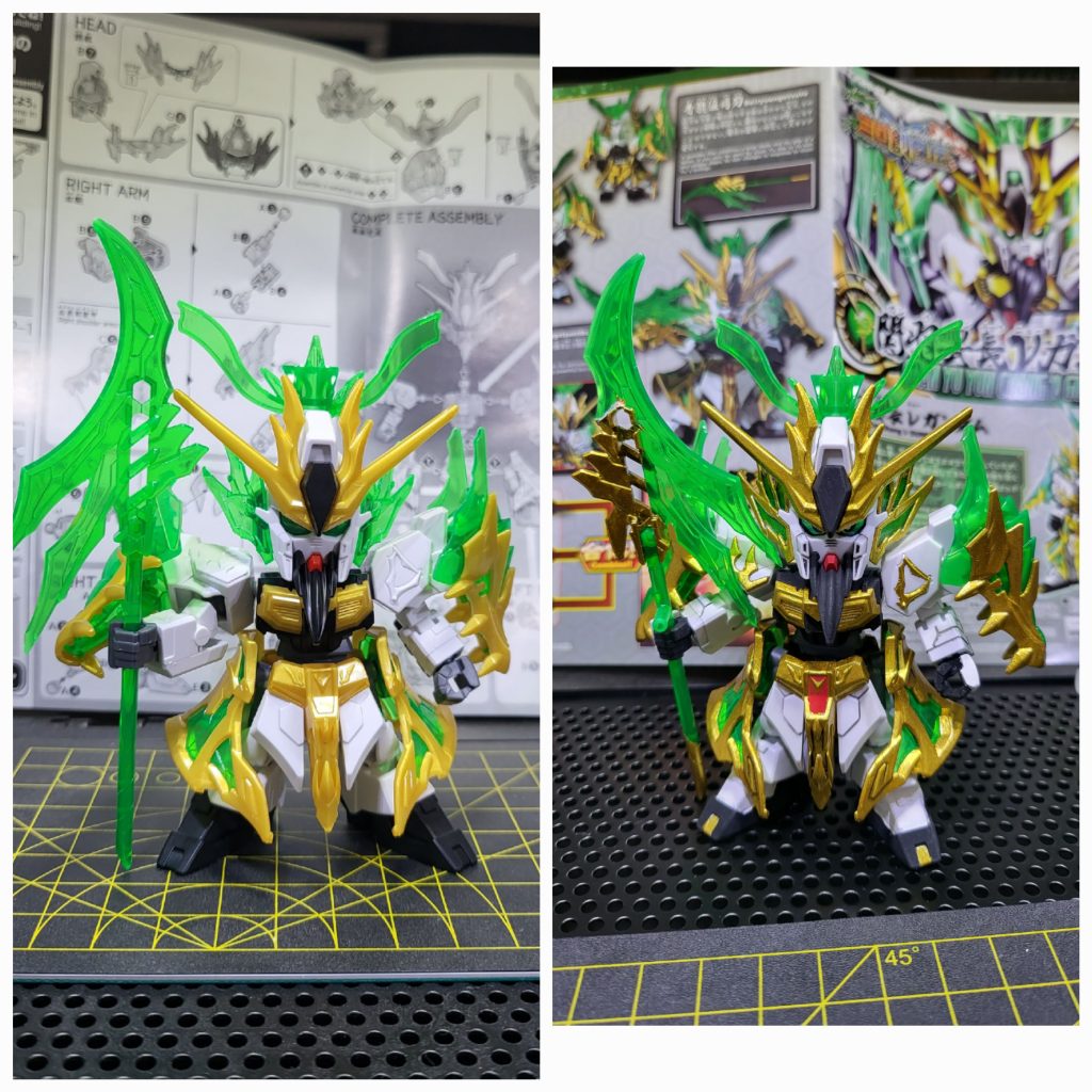 初筆塗り初色塗りの2体目です。前回の劉備で白部分の塗りがうまくできずにいたので白部分はそのままで、それ以外を塗装しました