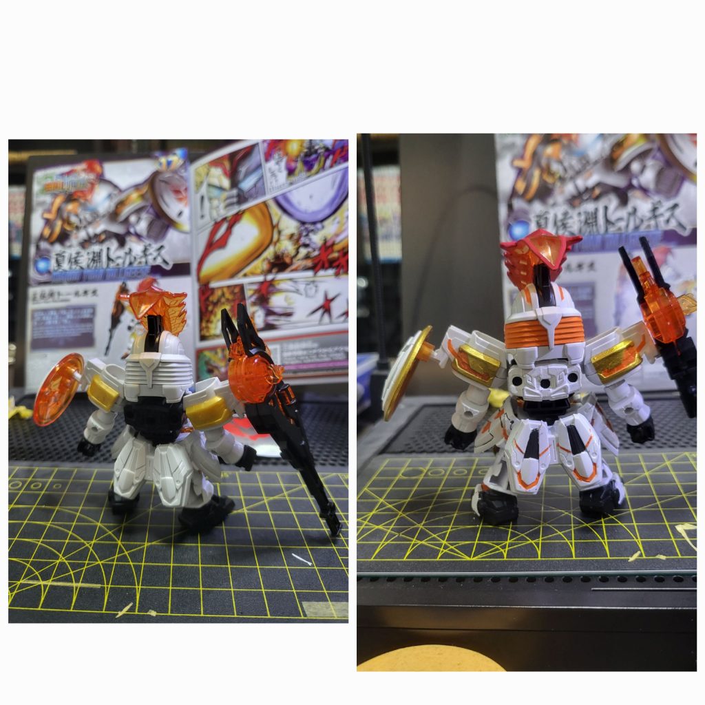 細かい部分の塗りもたくさんあり割りと時間かかりました(gundam-kao10)写真をたくさん撮るためにスタンドみたいのも買った方がいいかな？ ちょっと悩む(zaku-kao3)