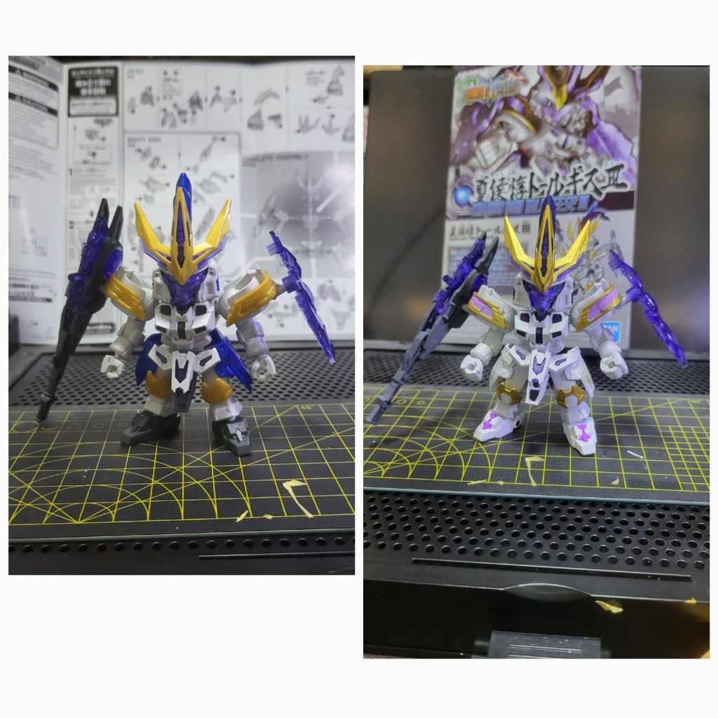 しかし苦手な白塗りが多かったので結構苦戦しました(gundam-kao5) 