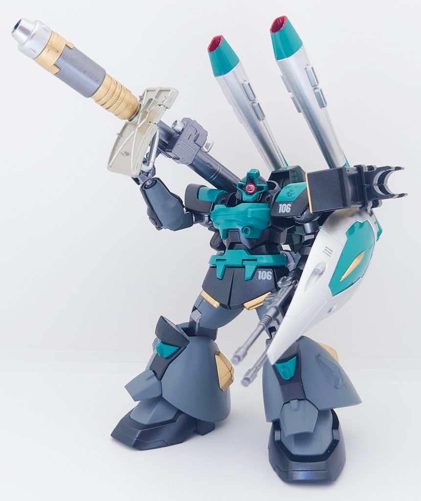 ということで、生きていたブーステッドマン第１弾！ドムトルーパー(オルガ・サブナック専用機)でした。ブーステッドマン３人組の中でのリーダー的存在！戦闘時の口癖のオラオラオラッ！は健在です。