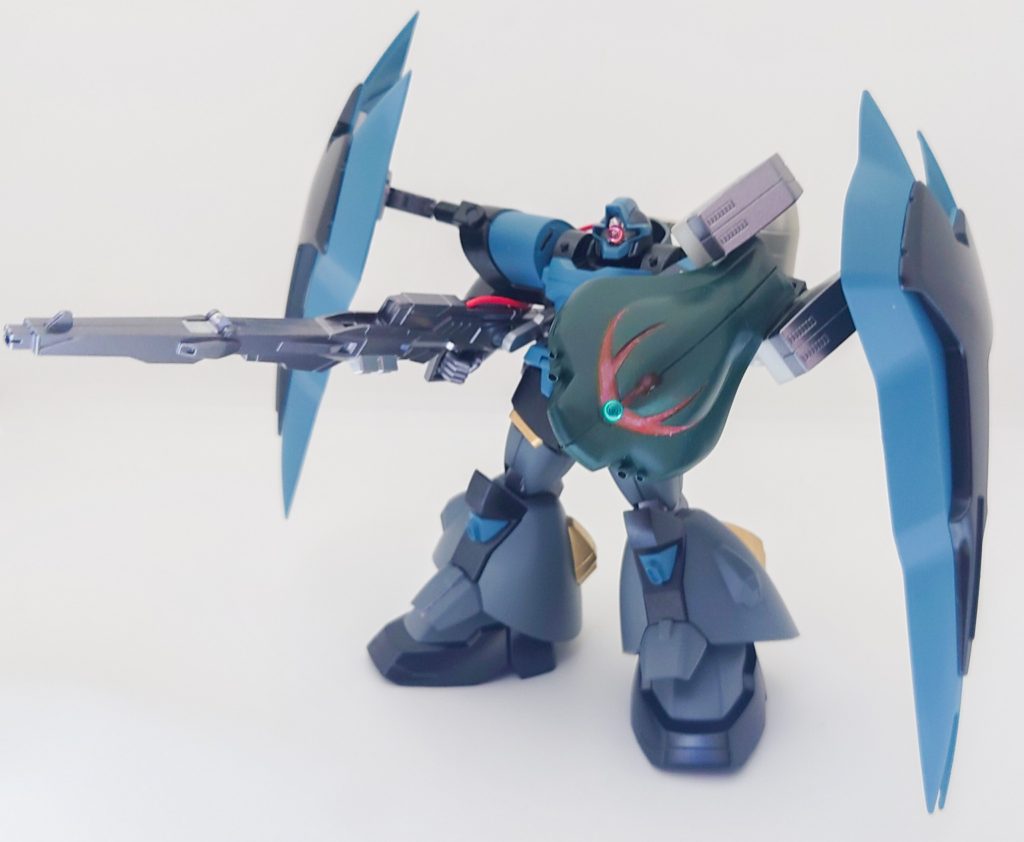 ガナーウィザードの折りたたみ式長射程ビーム砲「オルトロス」を展開した状態。