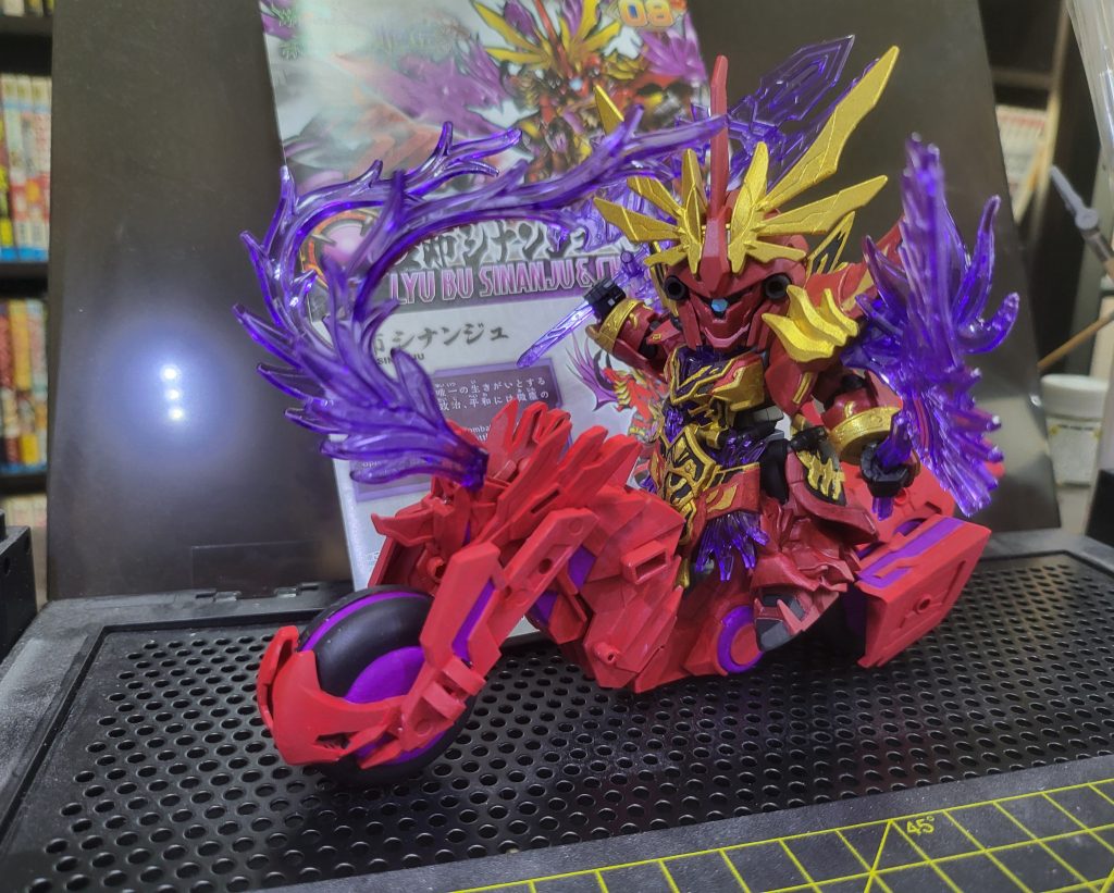 昨日が最後の仕上げ時だったんですがまあ台風来まして クリアできなかったんです(笑)(gundam-kao10) けど完成してよかった 次はまた燭に戻ります♪ではでは(iori_sei)