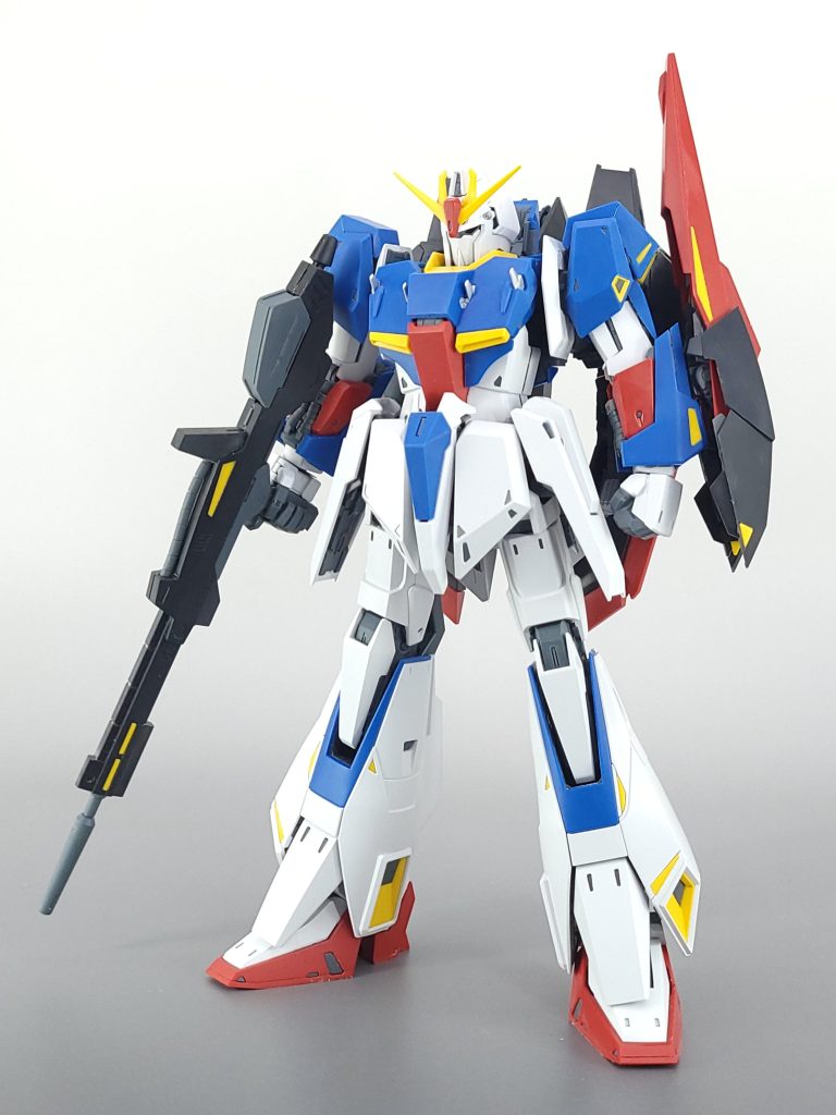 素組み状態。（腕の伸縮部分伸ばし忘れてる。）