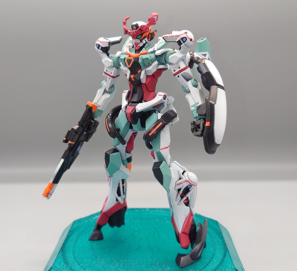 基本的にはエアブラシ塗装で、細かいところは水性塗料の筆塗で仕上げました。妥協している部分も結構あります。塗分け細かすぎるんだよなぁ