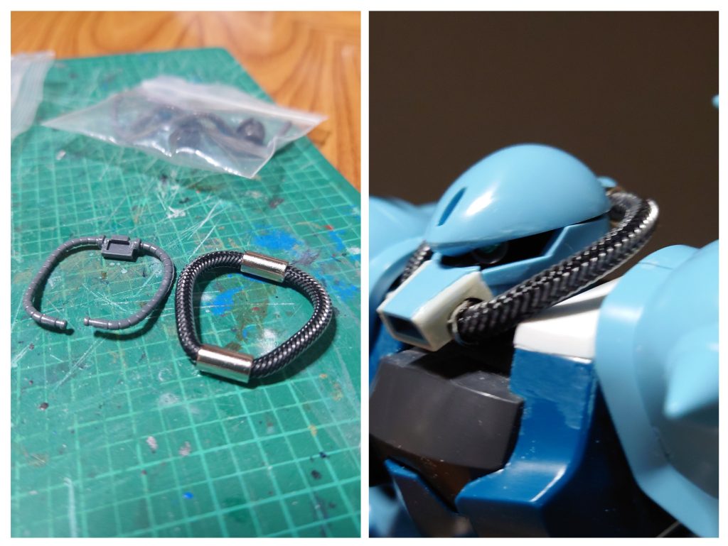 顔の動力パイプ&基部変更