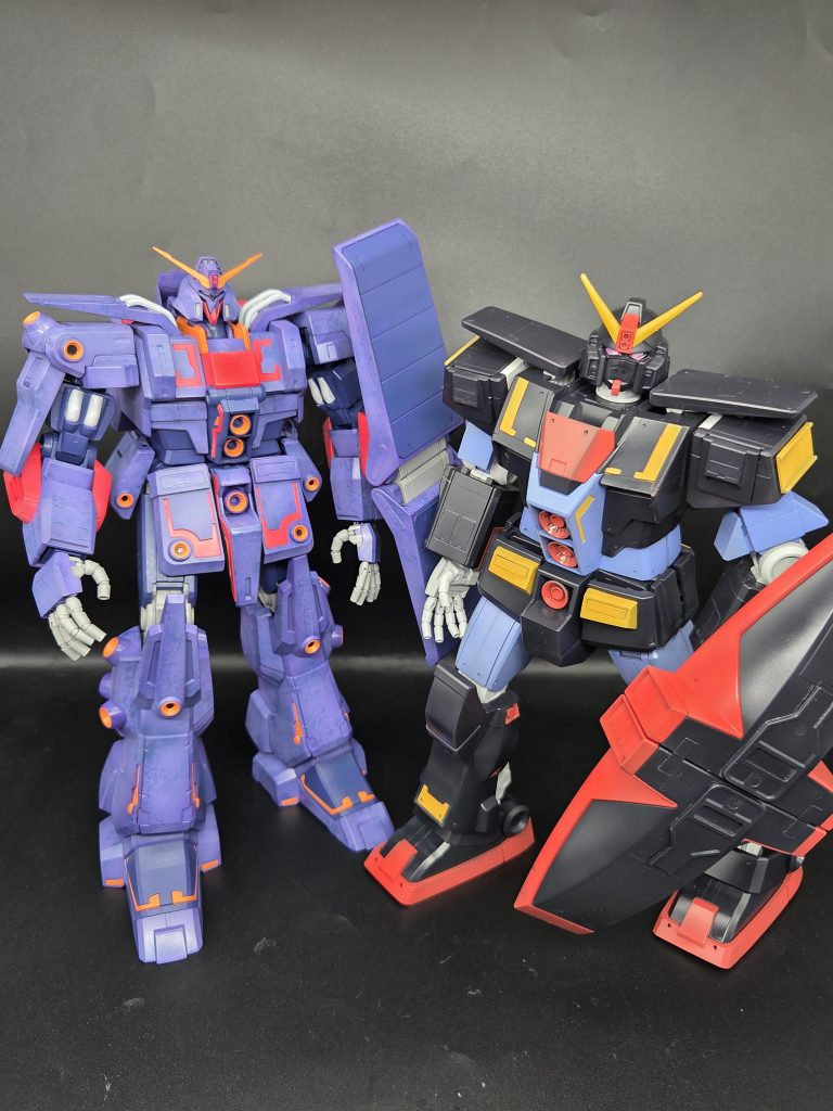 以前作ったサイコガンダムとmark2とのツーショットも