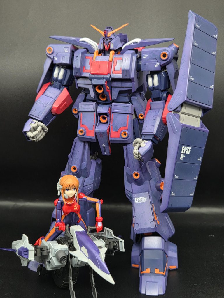 この並びやりたかったんだよね!フィギュアライズのプルツーとのツーショット