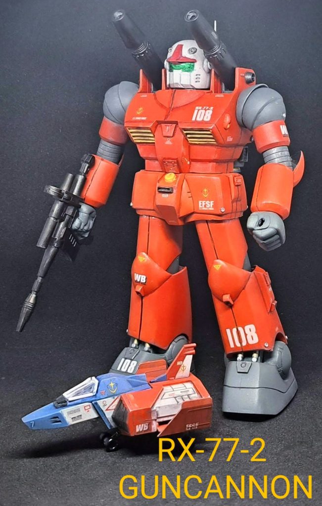 旧キットなため可動域が小さいのですが、立ち姿の見映えを変えれる位は動くように間接を弄りました。